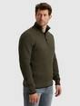 PME Legend Half zip collar cotton mix yarn