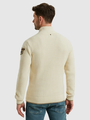 PME Legend Half zip collar cotton mix yarn