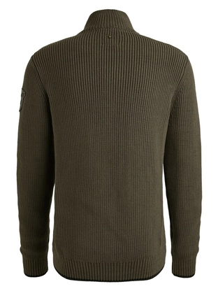 PME Legend Half zip collar cotton mix yarn
