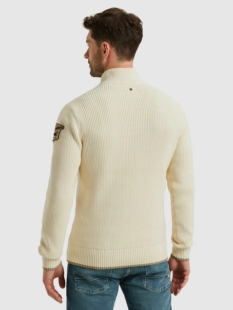 PME Legend Half zip collar cotton mix yarn