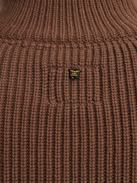 PME Legend Half zip collar cotton mix yarn