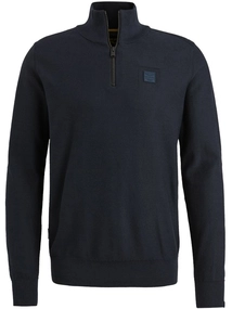 PME Legend Half zip collar cotton modal