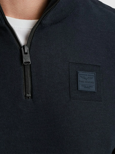 PME Legend Half zip collar cotton modal