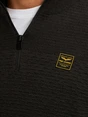 PME Legend Half zip collar cotton mouline (or