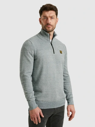 PME Legend Half zip collar cotton mouline (or