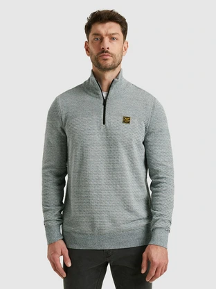 PME Legend Half zip collar cotton mouline (or