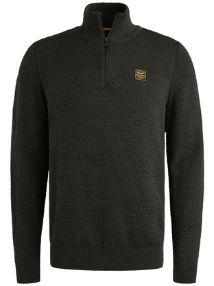 PME Legend Half zip collar cotton mouline (or