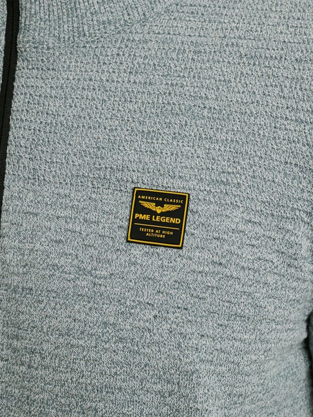 PME Legend Half zip collar cotton mouline (or