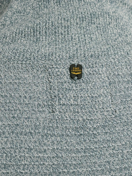PME Legend Half zip collar cotton mouline (or