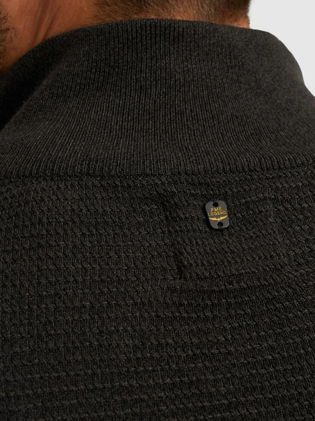 PME Legend Half zip collar cotton mouline (or