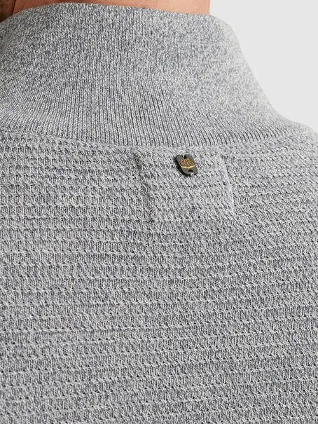 PME Legend Half zip collar cotton mouline