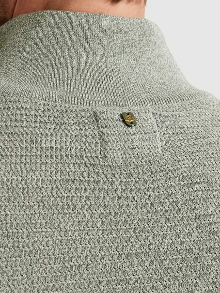 PME Legend Half zip collar cotton mouline