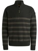 PME Legend Half zip collar cotton rib knit