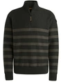 PME Legend Half zip collar cotton rib knit