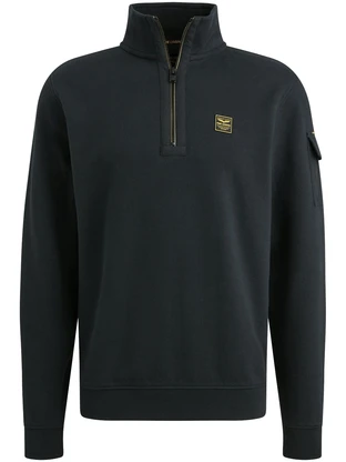 PME Legend Half zip collar interlock jersey