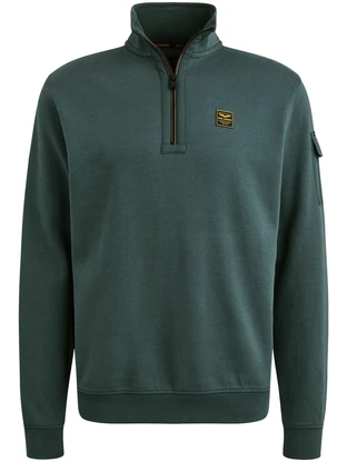 PME Legend Half zip collar interlock jersey