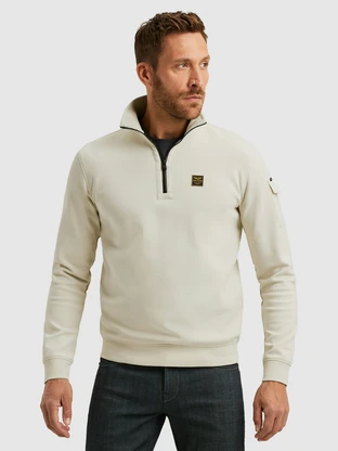 PME Legend Half zip collar interlock jersey