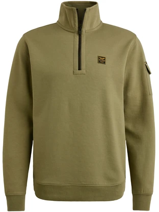 PME Legend Half zip collar interlock jersey