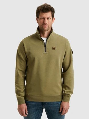 PME Legend Half zip collar interlock jersey
