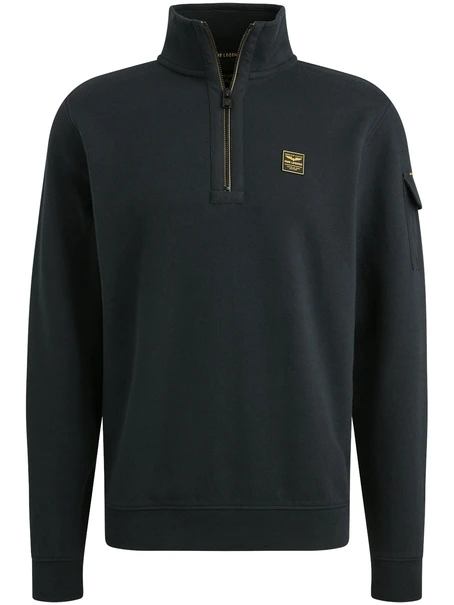 PME Legend Half zip collar interlock jersey