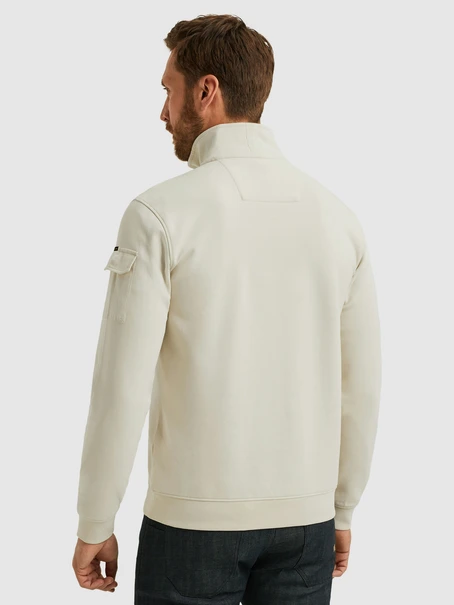 PME Legend Half zip collar interlock jersey