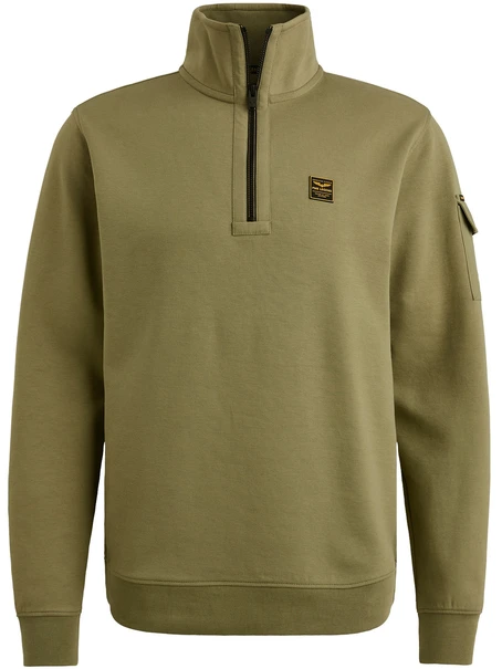 PME Legend Half zip collar interlock jersey