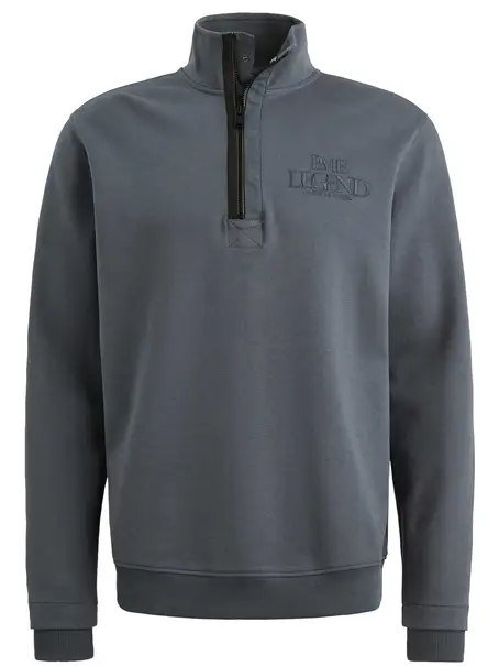 PME Legend Half zip collar interlock jersey