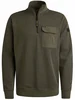 PME Legend Half zip collar knit look jersey