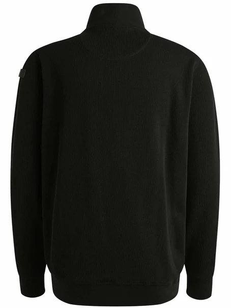 PME Legend Half zip collar knit look jersey