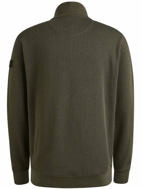 PME Legend Half zip collar knit look jersey