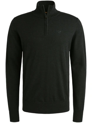 PME Legend Half zip collar merino melange