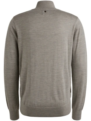 PME Legend Half zip collar merino melange