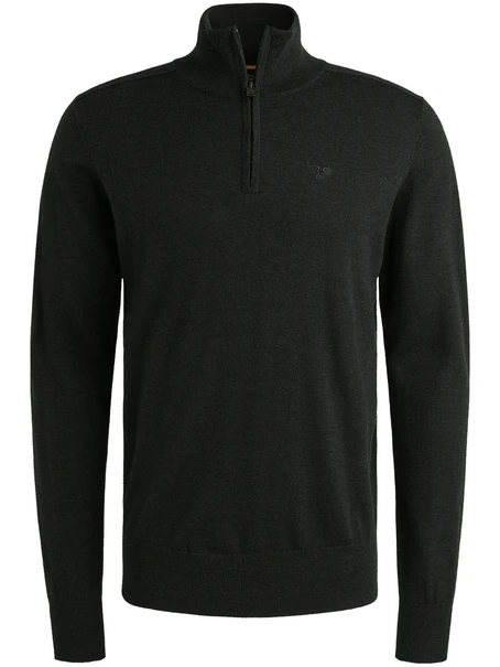 PME Legend Half zip collar merino melange