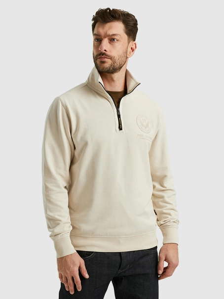PME Legend Half zip collar soft brushed terry