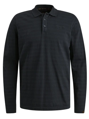PME Legend Long sleeve polo melange stripe