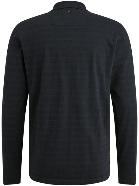 PME Legend Long sleeve polo melange stripe