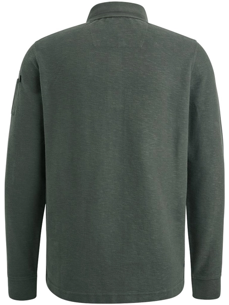 PME Legend Long sleeve polo shirt structure p