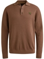 PME Legend Long sleeve polo structure knit