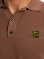 PME Legend Long sleeve polo structure knit