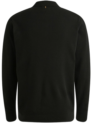 PME Legend Long sleeve polo structure knit