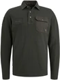 PME Legend Long sleeve polo structured pique
