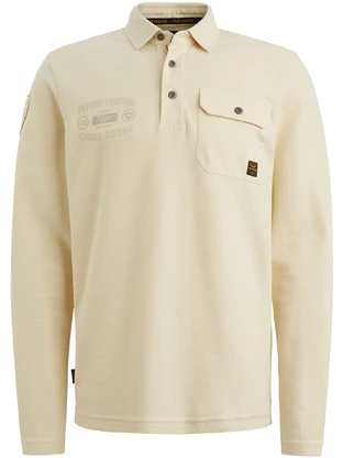 PME Legend Long sleeve polo structured pique