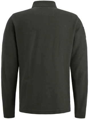 PME Legend Long sleeve polo structured pique