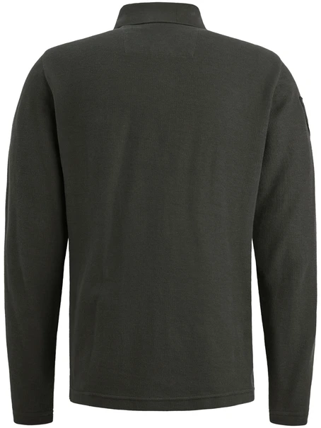 PME Legend Long sleeve polo structured pique