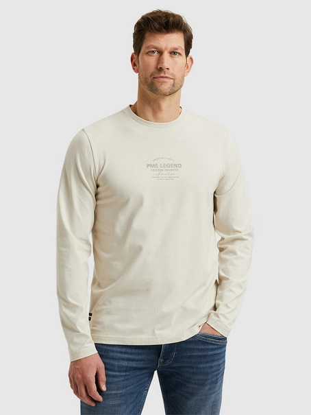 PME Legend Long sleeve r-neck cotton elastan