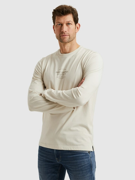 PME Legend Long sleeve r-neck cotton elastan