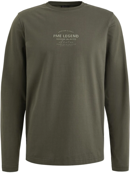 PME Legend Long sleeve r-neck cotton elastan