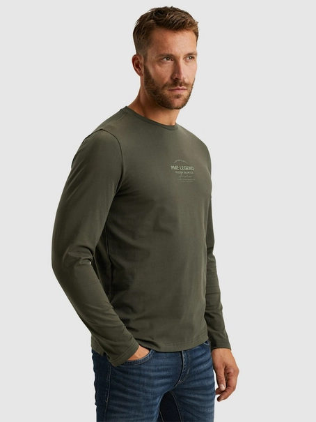 PME Legend Long sleeve r-neck cotton elastan