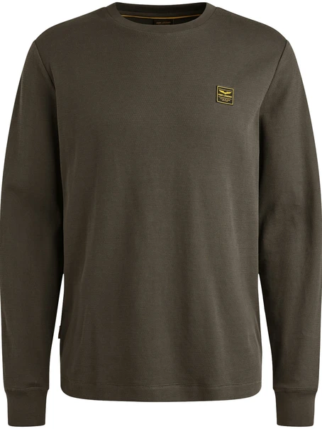 PME Legend Long sleeve r-neck mesh interlock