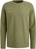 PME Legend Long sleeve r-neck structured piqu